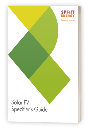 Solar PV Specifiers Guide cover